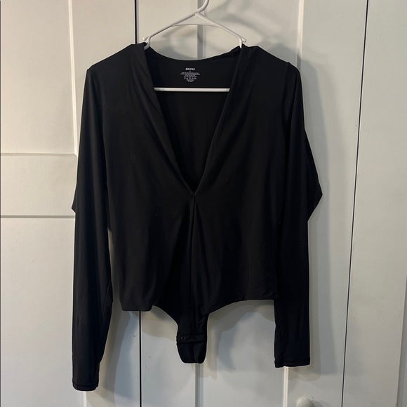 SKIMS Black Deep V-Neck Bodysuit - Picture 2 of 7